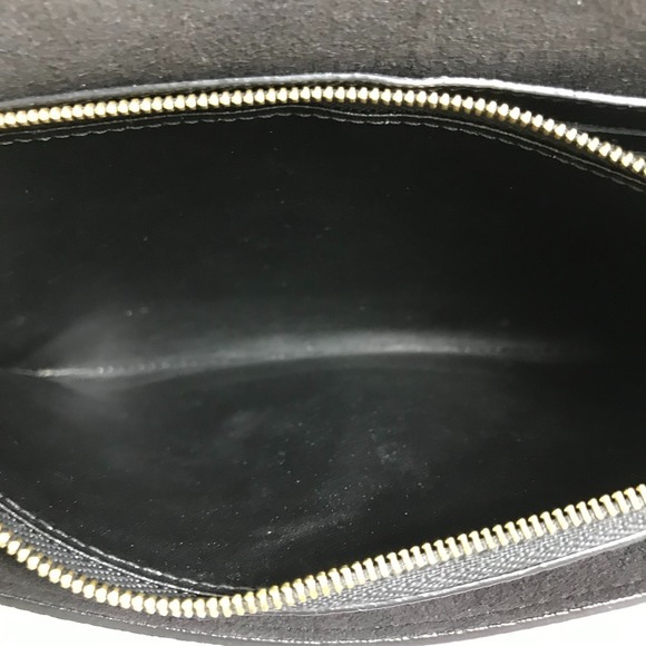 Louis Vuitton Monogram Emplant Portefeuille Chain Wallet Black - Picture 9 of 10